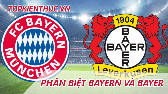 Cách phân biệt giữa Bayern và Bayer